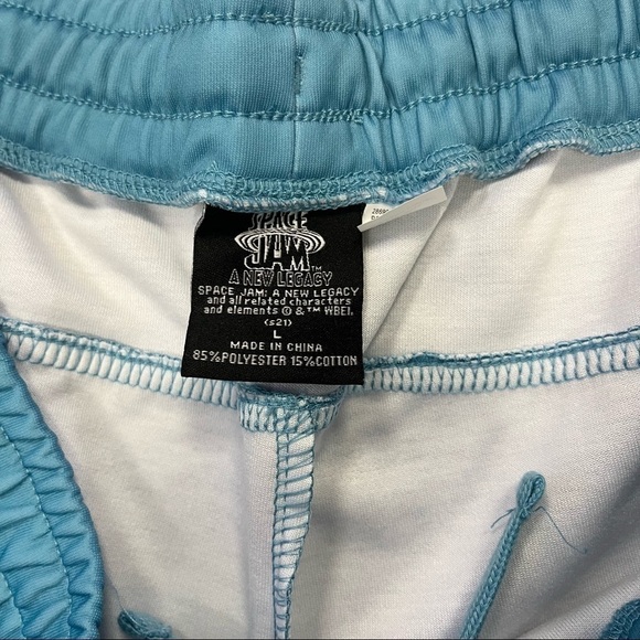 SPACE Jam A New Legacy Tune Squad Large Adult Warmup Track Suit Sweat Pants - Picture 6 of 13